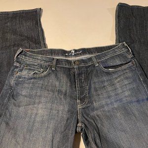 7 For All Mankind (7FAM) Slouchy Straight Leg Jean - 36x32